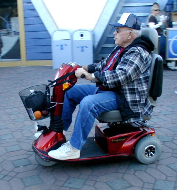 Pride 4 Wheel Go-Go Lite Heavy Duty Travel Scooter 
